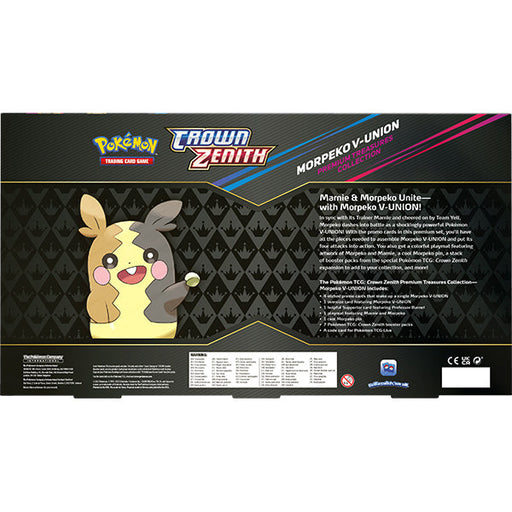 Pokemon: Crown Zenith Premium Treasure Collection - Morpeko V-UNION - for just $59.99! 