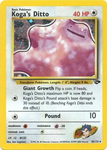 Koga's Ditto (10/132) [Gym Challenge Unlimited] - for just $28.75! 