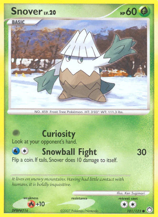 Snover (101/123) [Diamond & Pearl: Mysterious Treasures] - for just $0.20! 