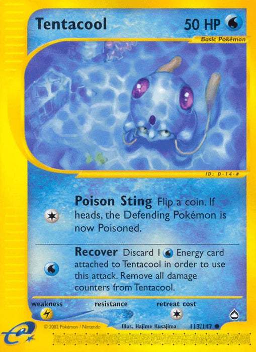 Tentacool (113/147) [Aquapolis] - for just $1.15! 