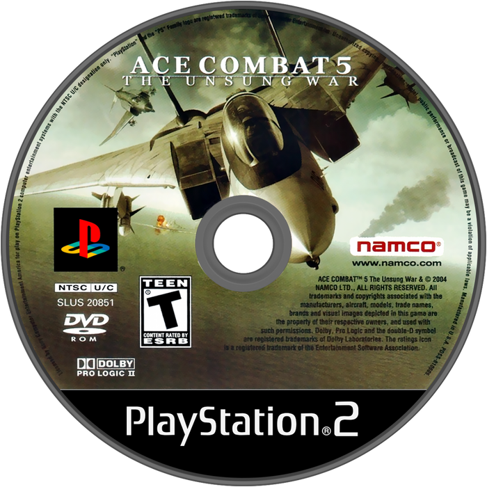 Ace Combat 5: The Unsung War – PlayStation 2 (PS2) - for just $10.99! 
