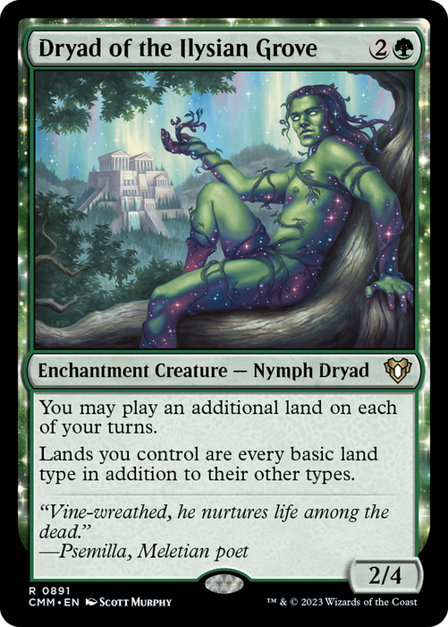 Dryad of the Ilysian Grove (CMM-891) - Commander Masters: (enchantment) - for just $3.27! 