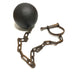 Foam Rubber Ball with Plastic Chain & Prop Leg Iron - Action Prop - for just $90! 