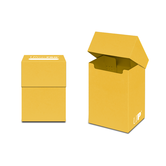 Ultra PRO: Deck Box - Solid Color (Yellow) - for just $0! 