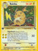 Raichu (14/62) [Fossil 1st Edition] - for just $47.15! 