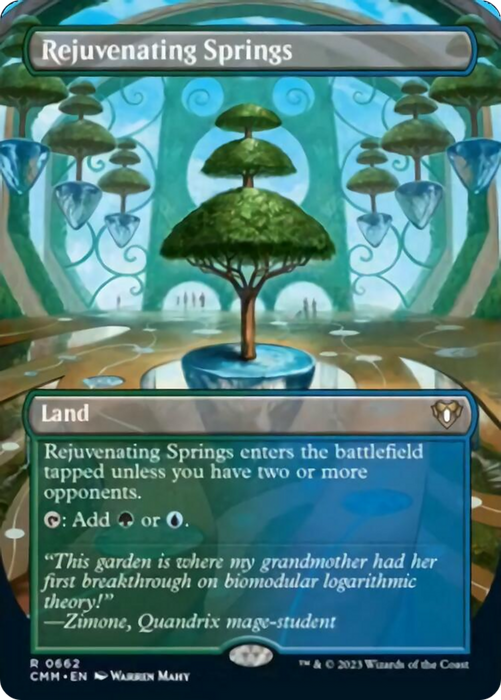 Rejuvenating Springs (Borderless Alternate Art) [Commander Masters] - Just $1.50! Shop now at Retro Gaming of Denver