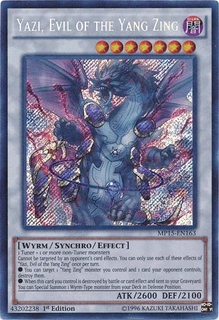 Yazi, Evil of the Yang Zing [MP15-EN163] Secret Rare - for just $0.70! 