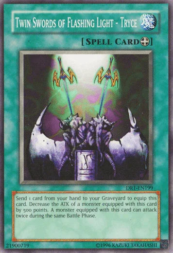 Twin Swords of Flashing Light - Tryce [DR1-EN199] Common - for just $0.30! 