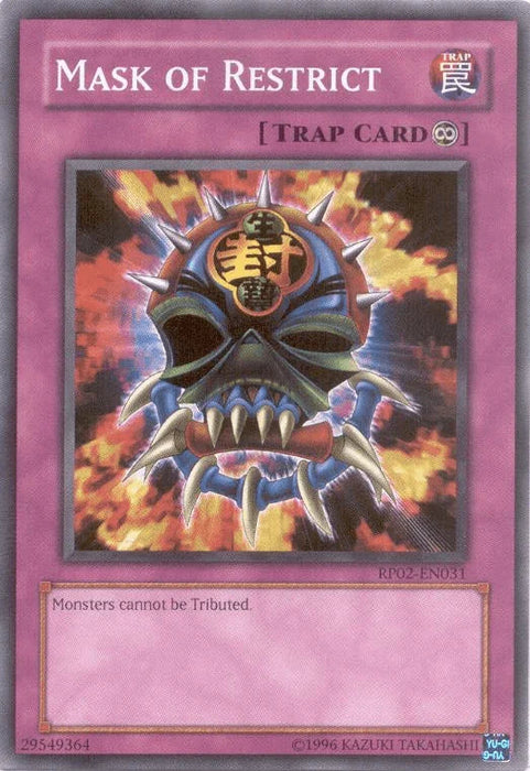 Mask of Restrict [RP02-EN031] Common - for just $0.50! 