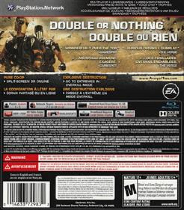 Army of Two: The Devil's Cartel – PlayStation 3 (PS3) - for just $12.99! 