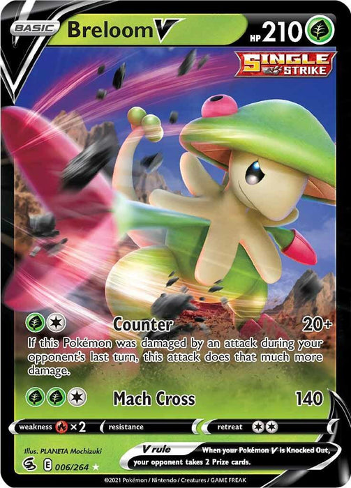 Breloom V (006/264) [Sword & Shield: Fusion Strike] - for just $0.40! 
