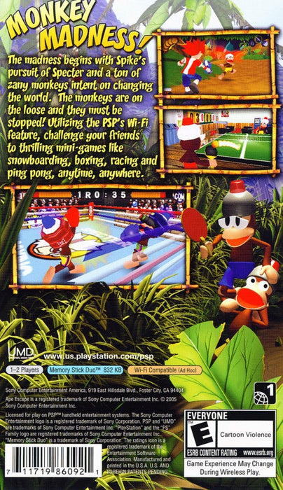 Ape Escape: On the Loose [Favorites] – PlayStation Portable (PSP) - for just $11.99! 