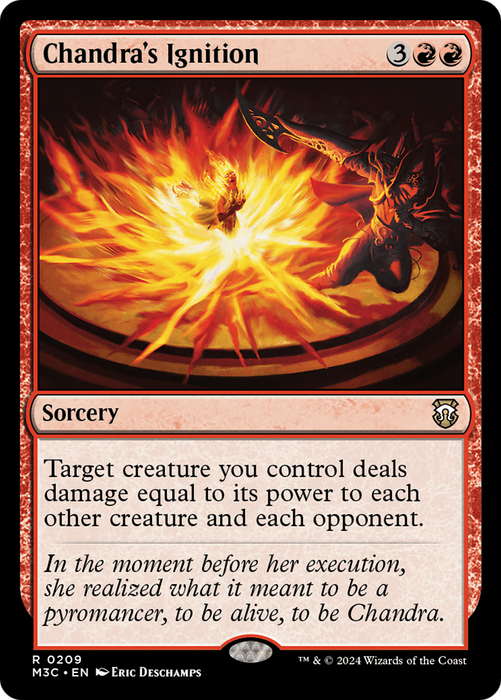 Chandra's Ignition (M3C-209) - Modern Horizons 3 Commander - for just $1.91! 