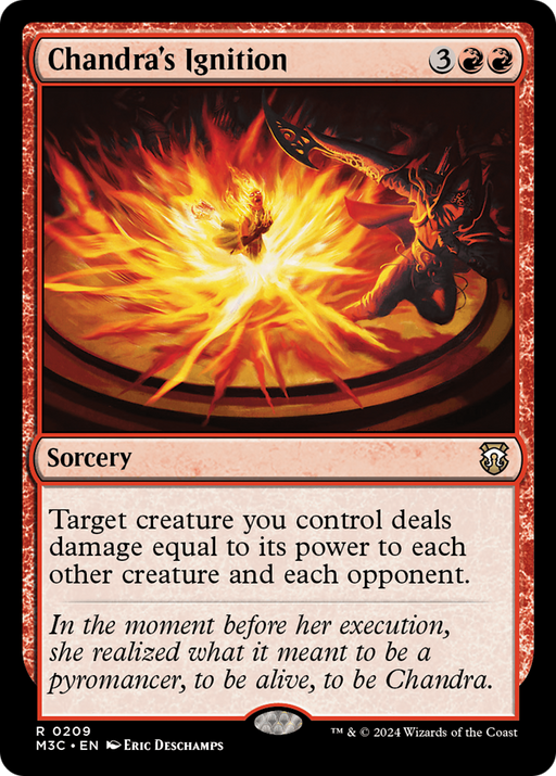Chandra's Ignition (M3C-209) - Modern Horizons 3 Commander - for just $2.16! 