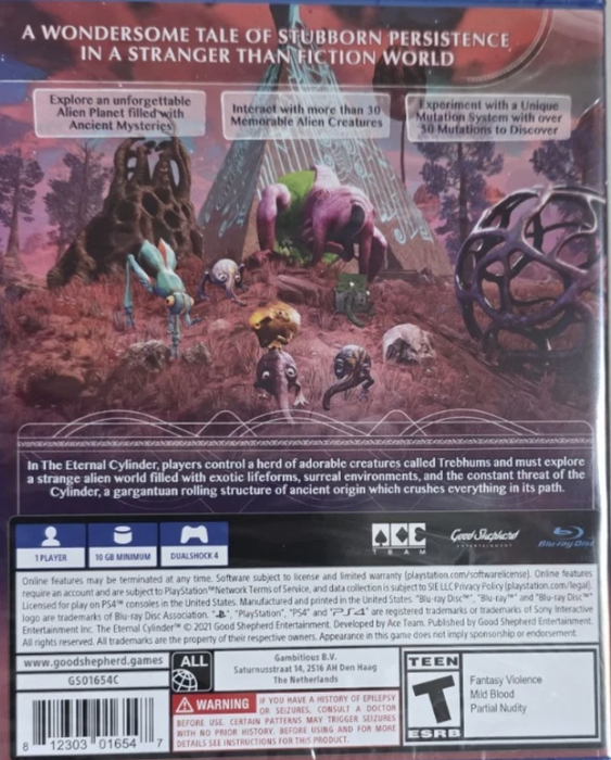The Eternal Cylinder – PlayStation 4 (PS4) - for just $18.99! 