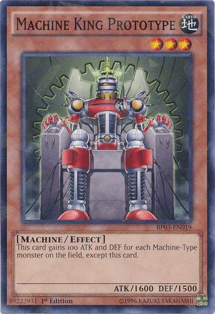 Machine King Prototype [BP03-EN019] Shatterfoil Rare - for just $0.10! 