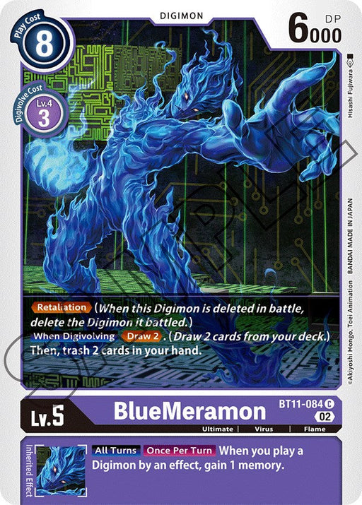 BlueMeramon [BT11-084] [Dimensional Phase] - Just $0.09! Shop now at Retro Gaming of Denver