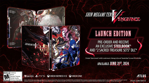 Shin Megami Tensei V: Vengeance - Steelbook Launch Edition (PlayStation 5) - for just $0! 