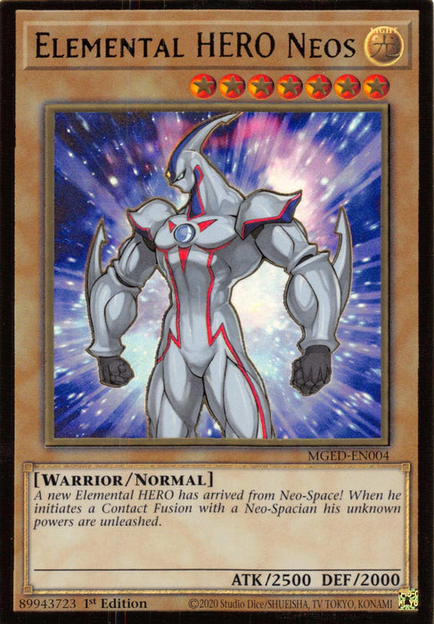 Elemental HERO Neos [MGED-EN004] Gold Rare - for just $0.30! 