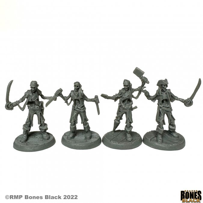 Reaper Bones Black: Skeletal Boarding Party (4) - for just $9.99! 