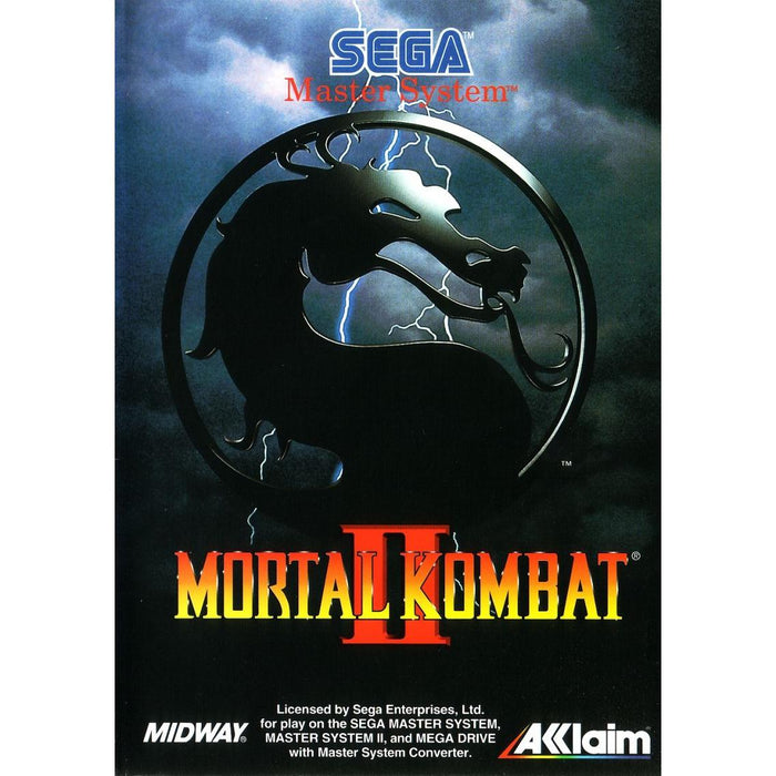 Mortal Kombat II (Sega Master System) - Just $0! Shop now at Retro Gaming of Denver