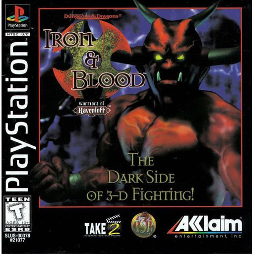 Advanced Dungeons and Dragons Iron & Blood (Playstation) - Premium Video Games - Just $0! Shop now at Retro Gaming of Denver