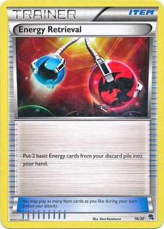 Energy Retrieval (16/30) [Black & White: Trainer Kit - Zoroark] - for just $0.10! 