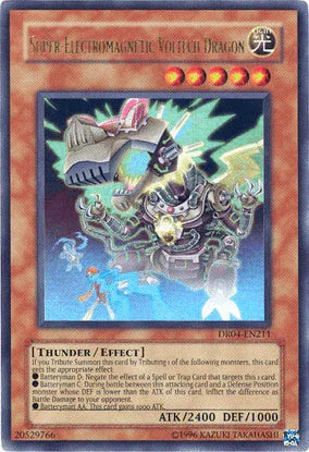 Super-Electromagnetic Voltech Dragon [DR04-EN211] Ultra Rare - for just $2.80! 