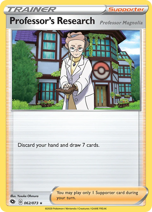 Professor's Research (062/073) (Professor Magnolia) [Sword & Shield: Champion's Path] - for just $0.10! 