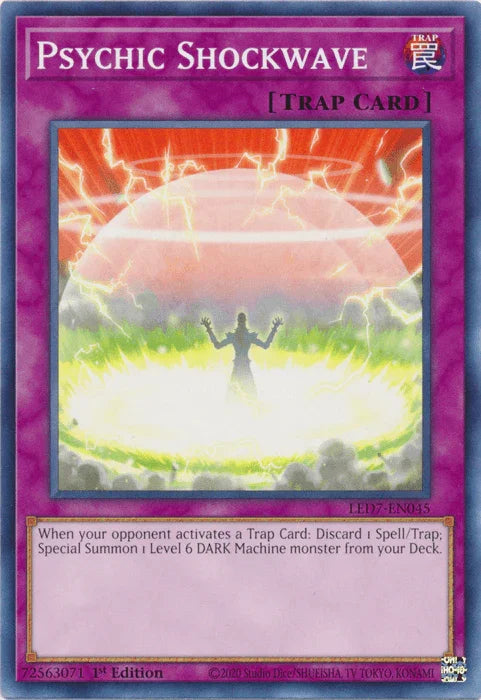 Psychic Shockwave [LED7-EN045] Common - for just $0.10! 