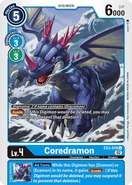 Coredramon [EX3-018] [Draconic Roar] - Just $0.09! Shop now at Retro Gaming of Denver