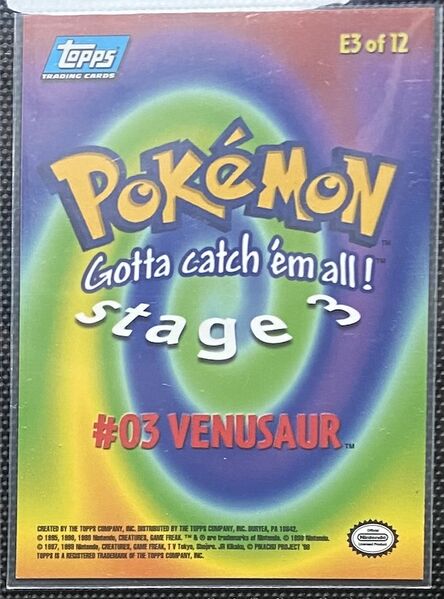 Venusaur (E3) [Topps Pokemon the First Movie (First Print)] - for just $1! 