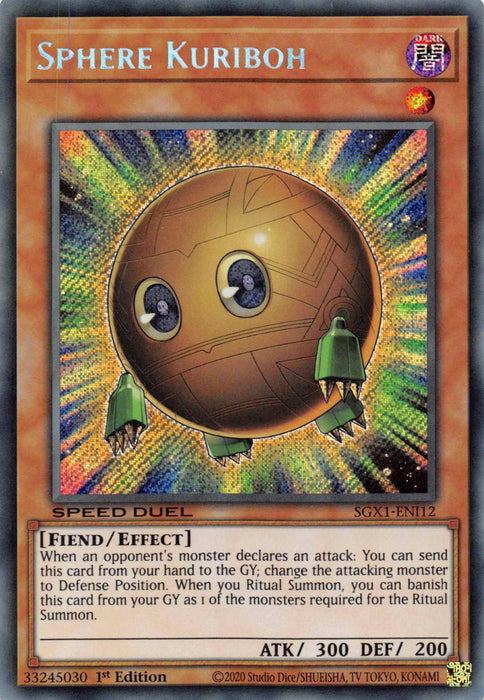 Sphere Kuriboh [SGX1-ENI12] Secret Rare - for just $0.35! 