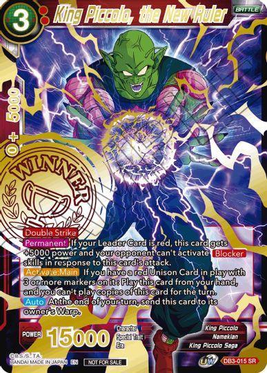 King Piccolo, the New Ruler (Alternate Art Set 2021 Vol. 3) (DB3-015) [Tournament Promotion Cards] - for just $1.35! 