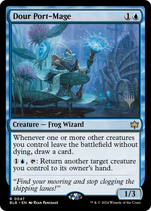 Dour Port-Mage (PPBLB-047) - Bloomburrow Promos - for just $0.76! 