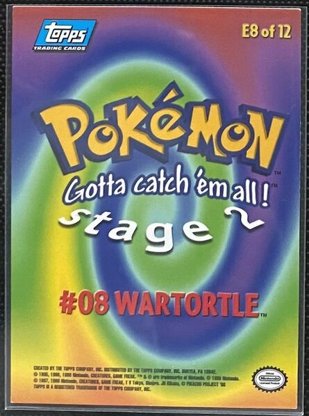 Wartortle Foil (E8) [Topps Pokemon The First Movie (First Print)] - for just $3! 