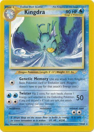 Kingdra (19/64) [Neo Revelation Unlimited] - for just $3! 