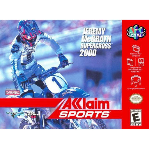 Jeremy McGrath Supercross 2000 (Nintendo 64) - Just $0! Shop now at Retro Gaming of Denver