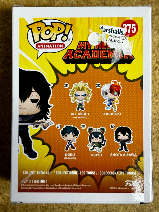 Funko Pop! Animation Shota Aizawa #375 My Hero Academia 2018 Vaulted Eraser Head - for just $10! 