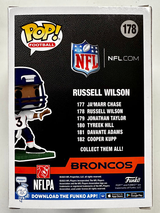 Funko Pop! Football Russell Wilson Throwing #178 NFL Denver Broncos QB 2023 - for just $15! 