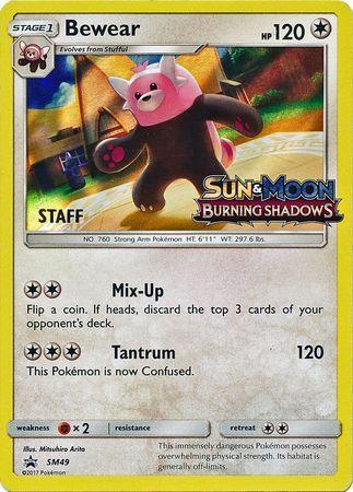 Bewear (SM49) (Staff Prerelease Promo) [Sun & Moon: Black Star Promos] - for just $13.50! 