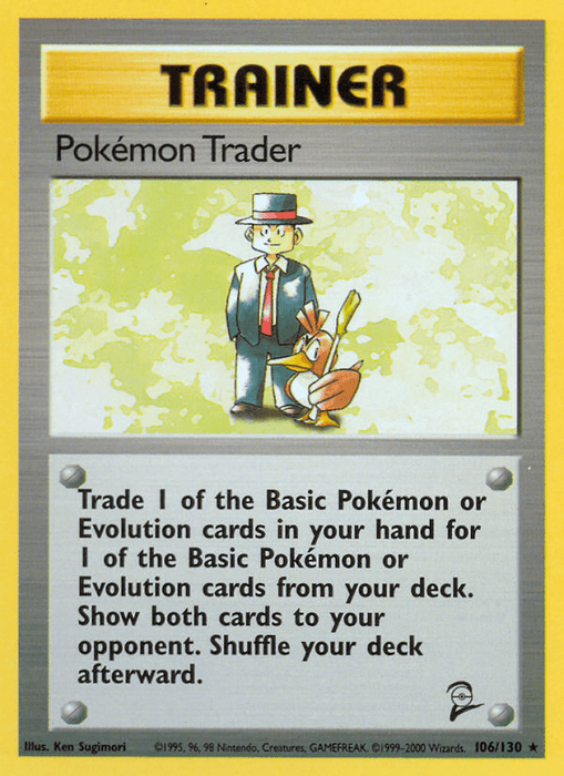 Pokemon Trader (106/130) [Base Set 2] - for just $1.45! 