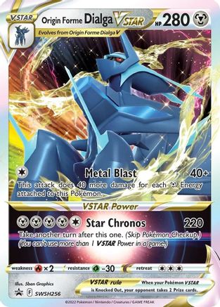 Origin Forme Dialga VSTAR SWSH256/307 - SWSH Sword & Shield Promo Cards Holofoil - for just $1.11! 