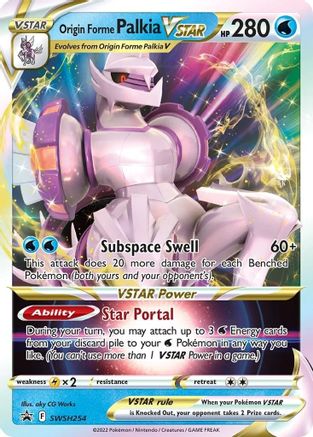 Origin Forme Palkia VSTAR SWSH254/307 - SWSH Sword & Shield Promo Cards Holofoil - for just $1.04! 