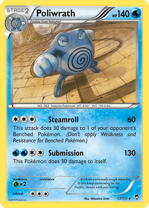 Poliwrath (17/111) [XY: Furious Fists] - for just $0.55! 