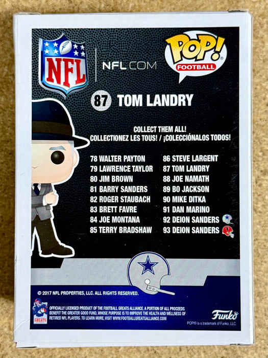 Funko Pop! Football Tom Landry #87 NFL Dallas Cowboys Coach 2017 How Bout Them - for just $13! 