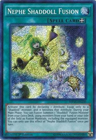 Nephe Shaddoll Fusion [MP15-EN230] Secret Rare - for just $0.35! 