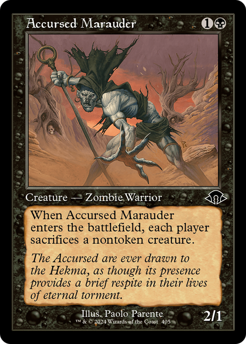 Accursed Marauder (Retro Frame) (MH3-405) - Modern Horizons 3 - for just $0.26! 
