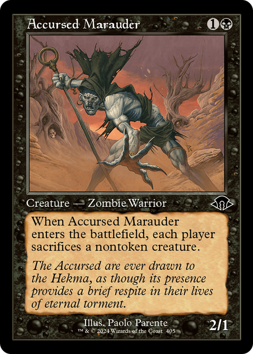 Accursed Marauder (Retro Frame) (MH3-405) - Modern Horizons 3 - for just $0.33! 
