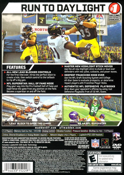 Madden NFL 07 – PlayStation 2 (PS2) - for just $7.99! 